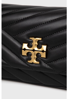Tory Burch Кожена чанта в черно - Pepit.bg