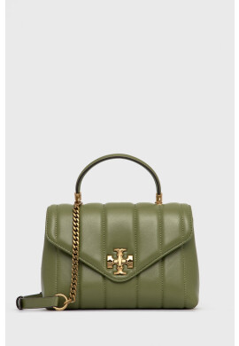 Tory Burch Кожена чанта в бежово - Pepit.bg
