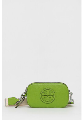 Tory Burch Кожена чанта в кафяво - Pepit.bg