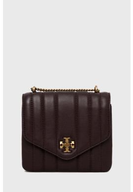 Tory Burch Кожена чанта Kira в кафяво - Pepit.bg
