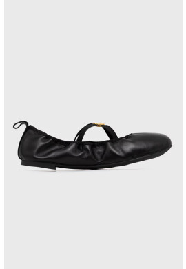 Tory Burch Кожени балеринки Soft Scrunch - Pepit.bg