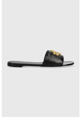 Tory Burch Кожени чехли Eleanor в черно 88744-004 - Pepit.bg