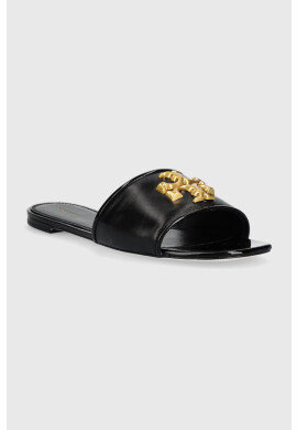 Tory Burch Кожени чехли Eleanor в черно 88744-004 - Pepit.bg