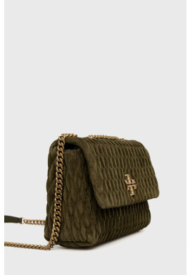 Tory Burch Велурена чанта - Pepit.bg