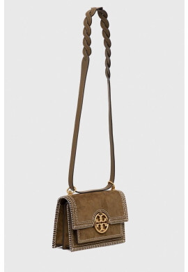 Tory Burch Велурена чанта - Pepit.bg