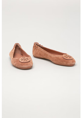 Tory Burch Велурени балеринки - Pepit.bg