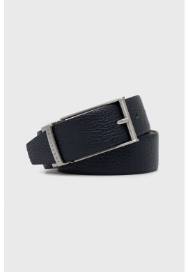 Trussardi Кожен колан с две лица мъжки в тъмносиньо - Pepit.bg