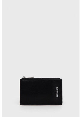 Trussardi Кожен портфейл мъжки в черно - Pepit.bg