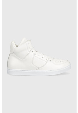 Trussardi Кожени маратонки Perlite Basket High в бяло 79A00826 9Y099998 - Pepit.bg