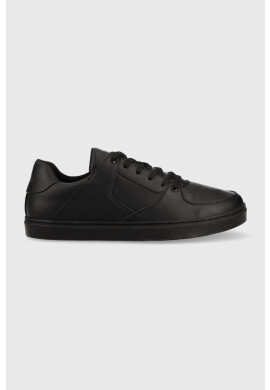 Trussardi Кожени маратонки Perlite Basket Low в черно 77A00463 9Y099998 - Pepit.bg