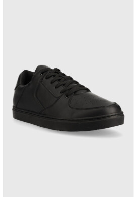 Trussardi Кожени маратонки Perlite Basket Low в черно 77A00463 9Y099998 - Pepit.bg