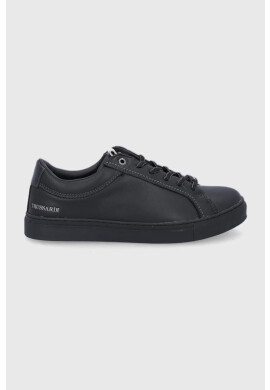 Trussardi Кожени обувки в черно - Pepit.bg
