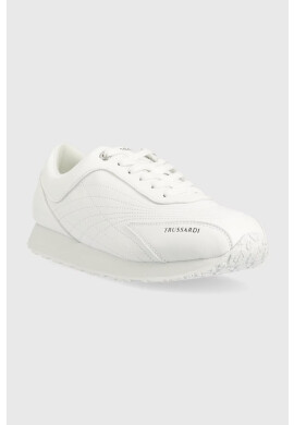 Trussardi Маратонки Football в бяло 79A00855 9Y099998 - Pepit.bg