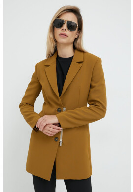 Trussardi Сако в зелено с едно копче с изчистен дизайн - Pepit.bg
