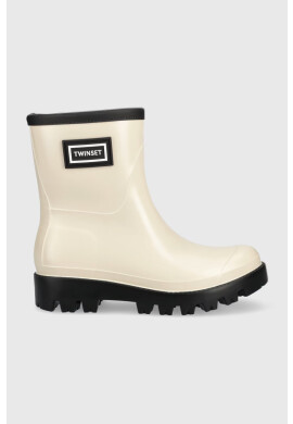 Twinset Гумени ботуши Rain Boot в бежово - Pepit.bg