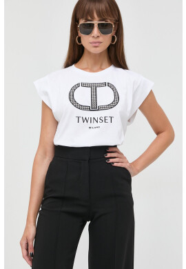 Twinset Памучен топ - Pepit.bg