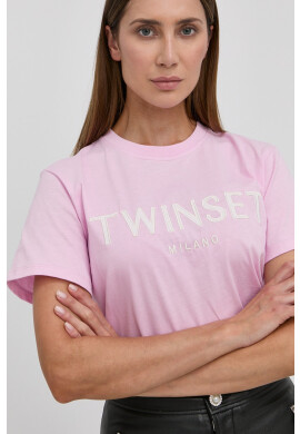 Twinset Памучна тениска - Pepit.bg