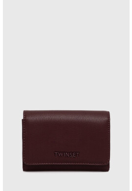 Twinset Портфейл дамски в бордо - Pepit.bg