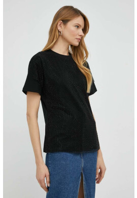 Twinset Тениска в черно - Pepit.bg