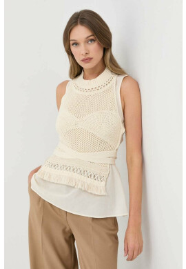 Twinset Топ в бежово - Pepit.bg