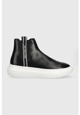 U.S. Polo Assn. Боти челси Helis в черно с платформа - Pepit.bg