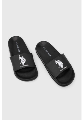 U.S. Polo Assn. Чехли GAVIO в черно GAVIO003M - Pepit.bg