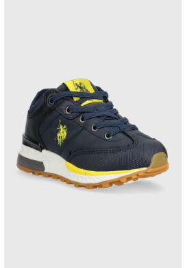 U.S. Polo Assn. Детски маратонки в тъмносиньо - Pepit.bg