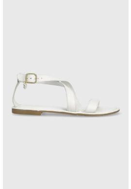 U.S. Polo Assn. Кожени сандали LINDA в бяло LINDA001D - Pepit.bg