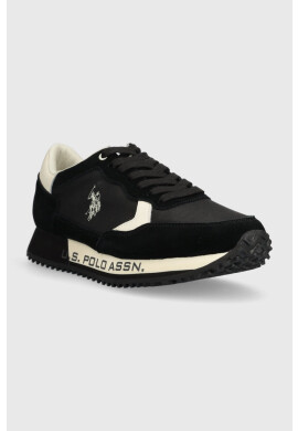 U.S. Polo Assn. Маратонки Cleef в черно - Pepit.bg