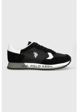 U.S. Polo Assn. Маратонки CLEEF в черно - Pepit.bg