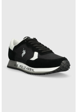 U.S. Polo Assn. Маратонки CLEEF в черно - Pepit.bg