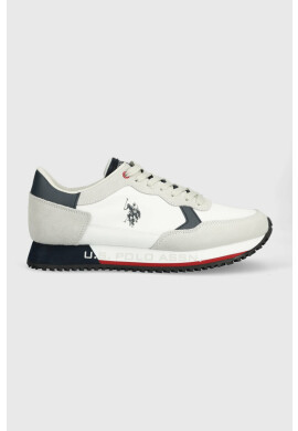 U.S. Polo Assn. Маратонки CLEEF в бяло - Pepit.bg