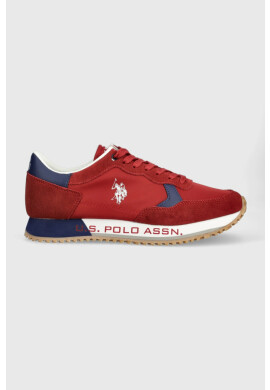 U.S. Polo Assn. Маратонки CLEEF в червено - Pepit.bg