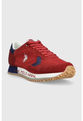U.S. Polo Assn. Маратонки CLEEF в червено - Pepit.bg
