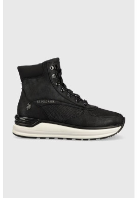 U.S. Polo Assn. Обувки Ophra в черно с платформа - Pepit.bg