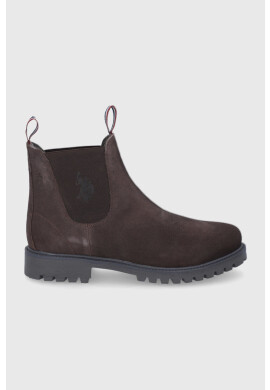 U.S. Polo Assn. Велурени боти челси - Pepit.bg