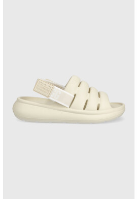 Ugg Чехли Sport Yeah в бежово с платформа - Pepit.bg