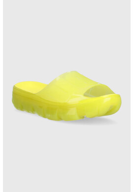 Ugg Чехли Jella Clear Slide в жълто с платформа 1136763 - Pepit.bg