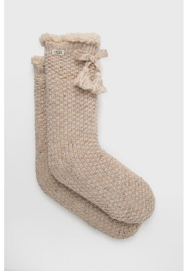 Ugg Чорапи с вълна Fleece Lined Cozy в кремаво - Pepit.bg
