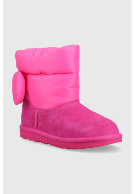 Ugg Детски апрески BAILEY BOW MAXI в розово - Pepit.bg