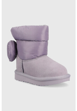 Ugg Детски апрески Bailey Bow Maxi в лилаво - Pepit.bg