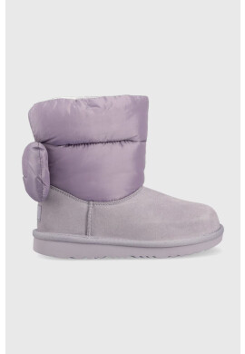 Ugg Детски апрески Bailey Bow Maxi в сиво - Pepit.bg