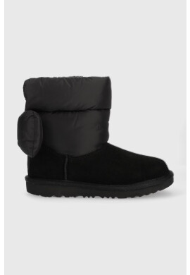Ugg Детски апрески BAILEY BOW MAXI в черно - Pepit.bg