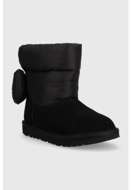 Ugg Детски апрески BAILEY BOW MAXI в черно - Pepit.bg