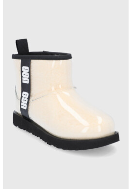 Ugg Детски гумени ботуши Classic Clear Mini в прозрачен цвят - Pepit.bg