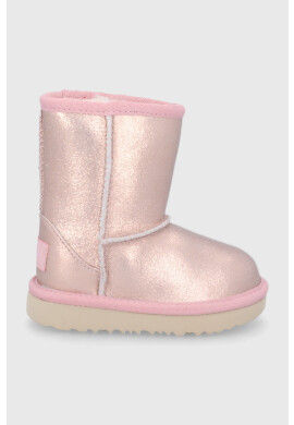 Ugg Детски кожени апрески в златисто - Pepit.bg