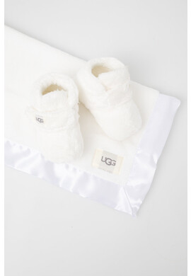 Ugg Детски пантофи в бяло - Pepit.bg