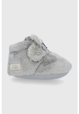 Ugg Детски пантофи Bixbee Koala Stuffie в сиво - Pepit.bg