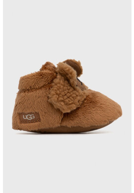 Ugg Детски пантофи Bixbee Koala Stuffie в кафяво - Pepit.bg
