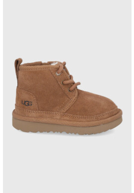Ugg Детски велурени апрески в кафяво - Pepit.bg